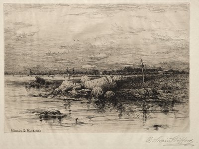 Apponigansett-flodens mynning av Robert Swain Gifford