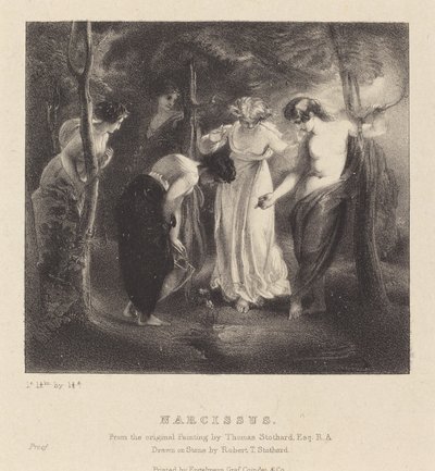 Narciss av Robert T. Stothard after Thomas Stothard
