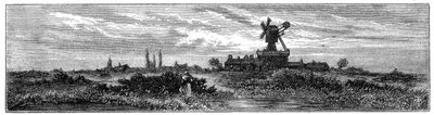 Väderkvarn på Wimbledon Common, 1880 av Robert Taylor Pritchett