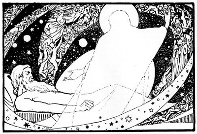 Teckning till Jobs bok, 1913. av Robert Traill Rose