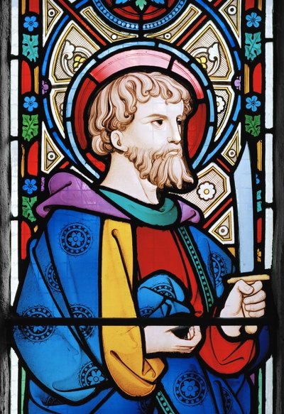 St. Bartholomew, 1862 (målat glas) av Robert Turnill Bayne