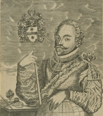 Porträtt av Sir Francis Drake, 1628. av Robert Vaughan