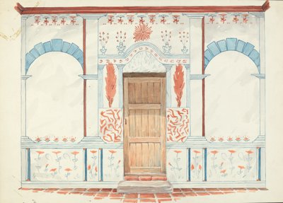 Restaureringsritning av Robert W.R. Taylor