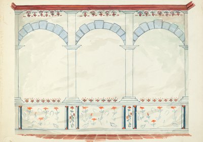 Restaureringsritning av Robert W.R. Taylor