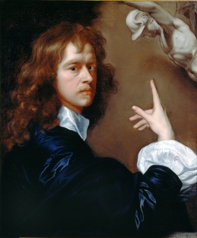 Självporträtt, c1640-1650 av Robert Walker