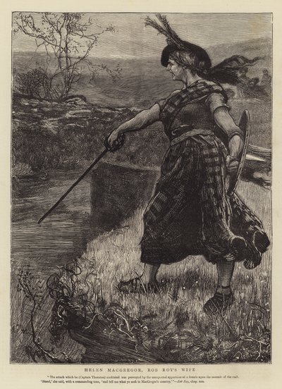 Helen Macgregor, Rob Roys fru av Robert Walker Macbeth