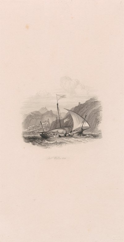 Amalfi (vinjett) av Robert Wallis