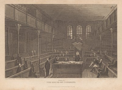 Interiör av underhuset av Robert Wallis
