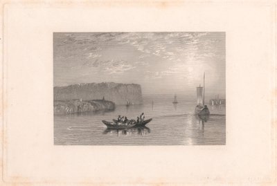 Scen på Loire av Robert Wallis
