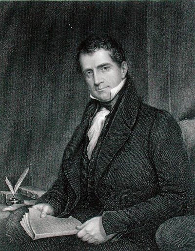 Theodoric Romeyn Beck (1791-1855) graverad av John Francis Eugene Prud