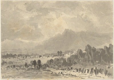 Landskap - klippor och berg av Robert Walter Weir