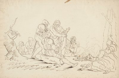 Scen efter Salvator Rosa av Robert Walter Weir