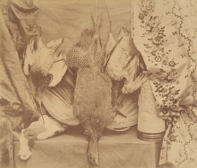 Stilleben och broderi, 1856. av Robert Wilfred Skeffington Lutwidge