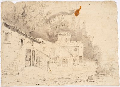 Italiensk bondgård av Robert Wilhelm Ekman