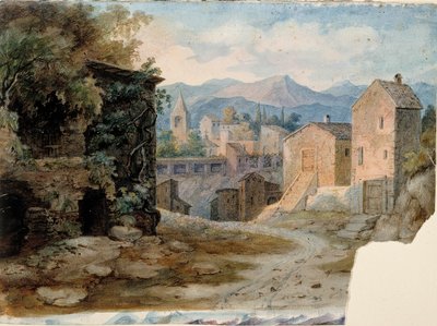 Italiensk bergsstad av Robert Wilhelm Ekman