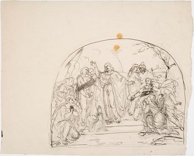 Kristus uppväcker de döda av Robert Wilhelm Ekman