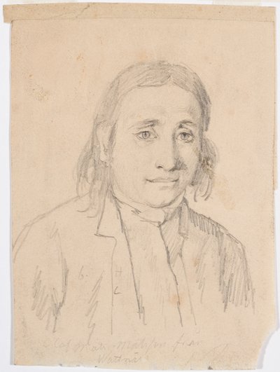 Manlig byst av Robert Wilhelm Ekman