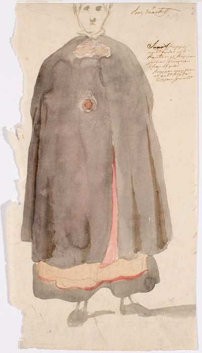 Stående bondekvinna av Robert Wilhelm Ekman