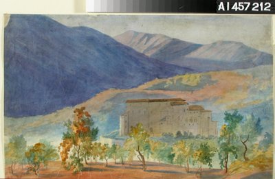 Subiaco, Rocca Abbaziale av Robert Wilhelm Ekman