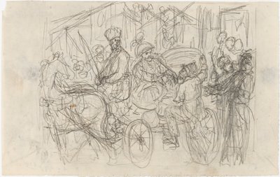 En marknadssouvenir från löjtnanten. Illustrationer till berättelserna om Fänrik Stål av Robert Wilhelm Ekman
