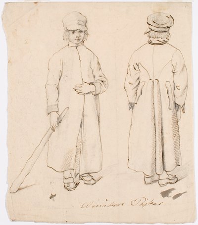 Winaker-pojke i folkdräkt av Robert Wilhelm Ekman