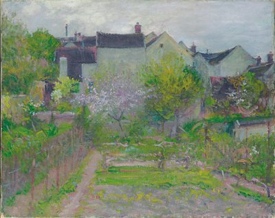 Grez-sur-Loing (olja på duk) av Robert William Vonnoh