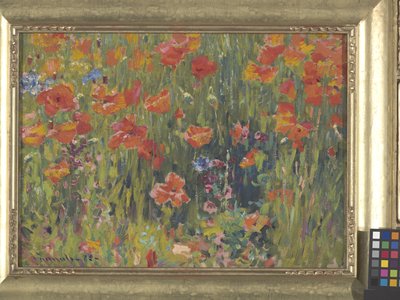 Vallmo (olja på duk) av Robert William Vonnoh