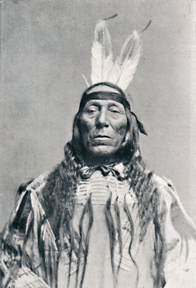 Heltäckande vy av en Sioux-indian, 1912 av Robert Wilson Shufeldt
