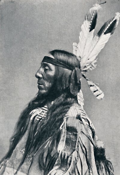 Profilvy av en Sioux, 1912 av Robert Wilson Shufeldt