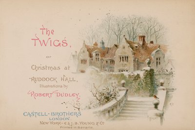 Illustration för The Twigs or Christmas at Ruddock Hall av Robert after Dudley