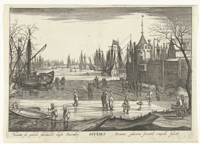Vinter Hyems (titel på objekt) The Four Seasons in Seascapes (serietitel) av Robert de Baudous