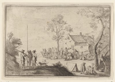 Soldater runt en kastrull Olika läger (serietitel) av Robert van den Hoecke