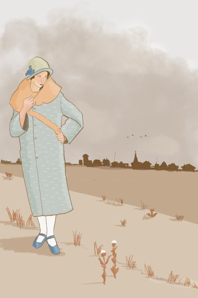 Flapper-mode, 2022 (digital) av Roberta Murray