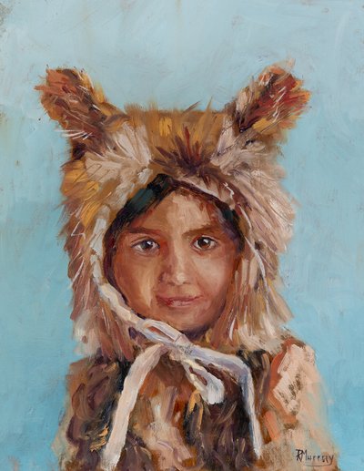Monster Sweet And Fair, 2017 (olja på pannå) av Roberta Murray
