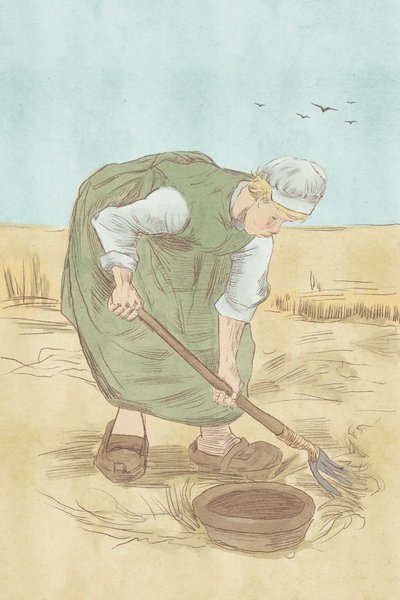 Bondekvinna, 2023 (digital) av Roberta Murray