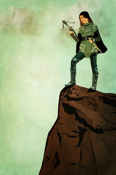 Warrior, 2022 (digital) av Roberta Murray