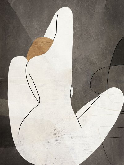 Minimalistisk kvinnlig figur av Roberto Moro