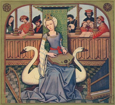 Musikens allegori, c1496-1498, 1939 av Robinet Testard