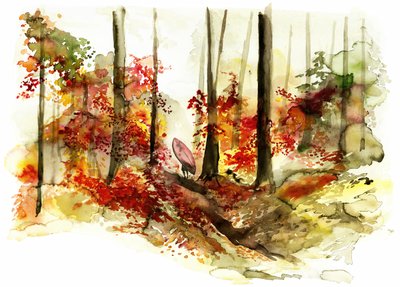 En surfutflykt i höstskogen av RodMacIver