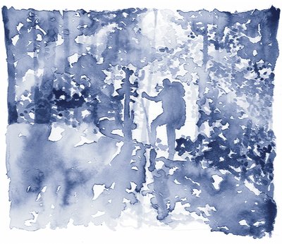 Blue Forest-vandraren av RodMacIver