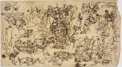 Bibliska scener av Rodolphe Bresdin