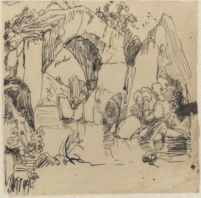 Landskap av Rodolphe Bresdin