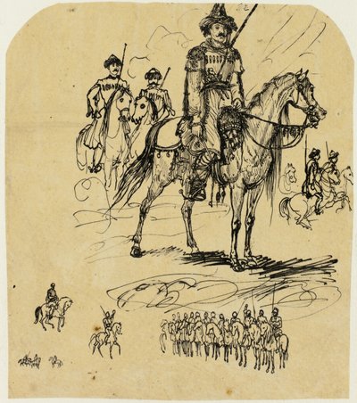 Ryska kavalleriet av Rodolphe Bresdin