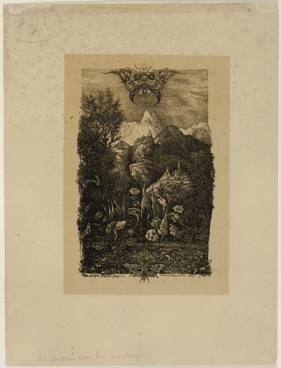 Fjärilen och dammen av Rodolphe Bresdin
