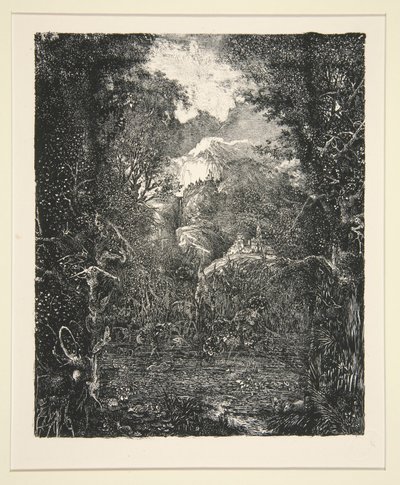 The City Beyond the Marsh (La Ville derri?re la marecage) av Rodolphe Bresdin