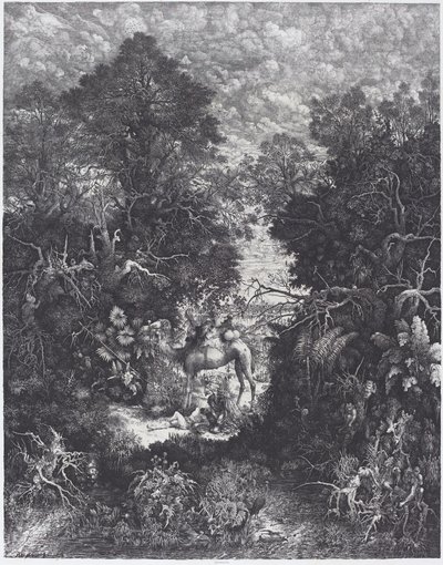 Den barmhärtige samariten av Rodolphe Bresdin