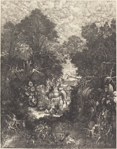 Den barmhärtige samariten av Rodolphe Bresdin