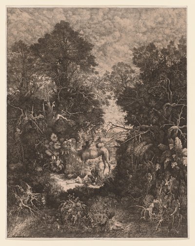 Den barmhärtige samariten av Rodolphe Bresdin