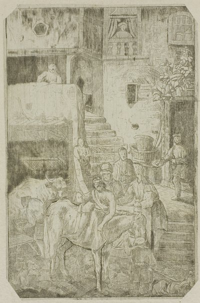 Den barmhärtige samariten av Rodolphe Bresdin