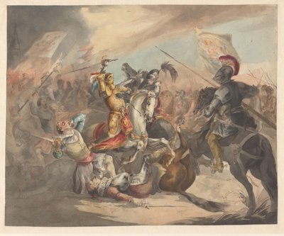 Slåss med riddare av Roeland Christiaan Korthals